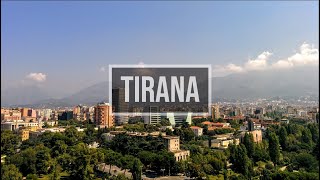 Tirana Tour by Drone 4K [upl. by Ariada]