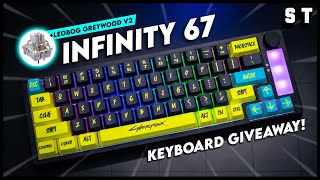 Infinity 67  PIRAH  DK67 Keyboard Build  Leobog Greywood V2  Samuel Tan [upl. by Elaen]