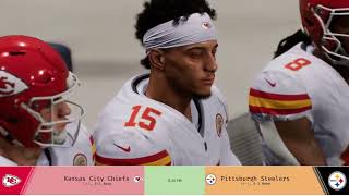 NFL LIVE🔴 Kansas City Chiefs vs Pittsburgh Steelers Week 17 NFL Full 24 December 2024 Madden 25 [upl. by Delp]