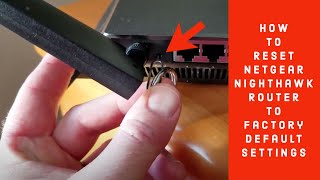 How to Reset Netgear Nighthawk Router to Factory Default Settings 2020 [upl. by Elrod]