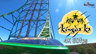 Official Kingda Ka POV 2021  4k 60fps  Six Flags Great Adventure [upl. by Ominorej]