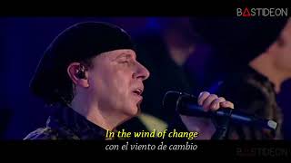 Scorpions  Wind Of Change Sub Español  Lyrics [upl. by Vandervelde]