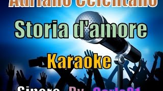 Adriano Celentano  Storia damore karaoke [upl. by Jeanine]