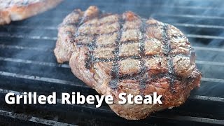 THE BEST Grilled Ribeye Steaks on Weber Kettle [upl. by Accem779]