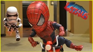 SPIDERMAN Stop Motion Action Video Part 5 [upl. by Auqinu951]