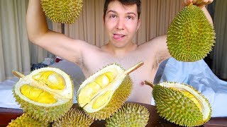 Durian Challenge • MUKBANG [upl. by Dnalyr298]