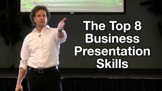 Business Presentation Tips  The Top 8 Business Presentation Skills [upl. by Urbani]