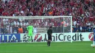 Bayern Munich vs Chelsea FC 11 2012 Champions League Final Drogbas final penalty [upl. by Llevaj]