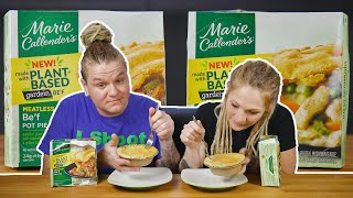 Marie Callenders Plant Based Pot Pie Review [upl. by Ajed806]