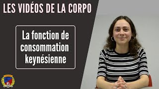 Macroéconomie La fonction de consommation keynésienne [upl. by Leonanie552]