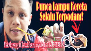 CARA TUKAR SOKET LAMPU KERETA MODEL H4 [upl. by Scribner]