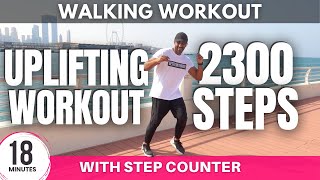 Uplifting Walking Workout  Steps at home  Get Fit With Rick [upl. by Robbert290]