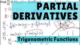 Partial Derivatives  Trigonometric Functions [upl. by Anayd]