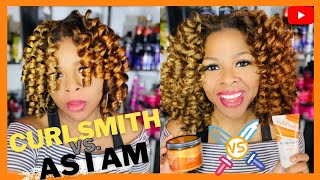 Curlsmith Hair Makeup vs As I Am Curl Color Gel  WHO WON [upl. by Rolandson]