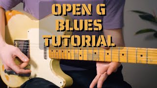 An introduction to Open G tuning  Blues licks cool chords and more [upl. by Dahsar715]