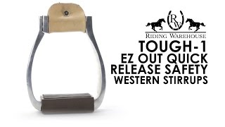 Tough1 EZ Out Quick Release Western Stirrups [upl. by Ymaral]