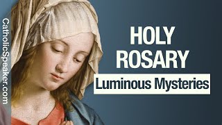 HOLY ROSARY  Luminous Mysteries Thursday [upl. by Ocker]