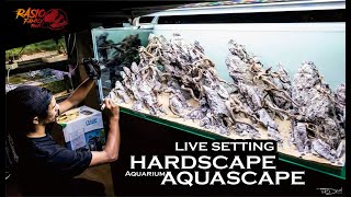 How to Hardscape a 120cm aquarium Aquascape [upl. by Thorr]