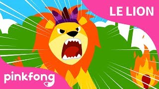 Français Le Lion  Chansons d’animaux  Pinkfong Chansons pour enfants [upl. by Anihcak]