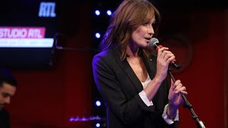 Carla Bruni  Quelquun ma dit LIVE Le Grand Studio RTL [upl. by Atinoj]