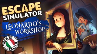 Escape Simulator Leonardos Workshop  Welcome to Florence Italy [upl. by Alverson538]