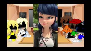 Mlb react to Sad Marinette tik toks  my AU  gacha club read desc [upl. by Arnuad]