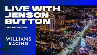 Live With Jenson Button  Williams Racing  Las Vegas GP [upl. by Ikoek377]