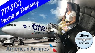 Premium Economy American Airlines 777200 Flight Review Paris to Miami [upl. by Leann]