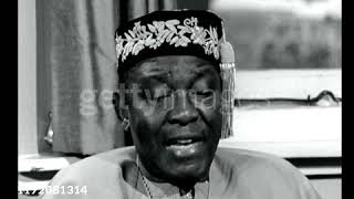 Interview with Dr Nnamdi Azikiwe After Nigerian Army Coup  January 1966 [upl. by Ecal542]