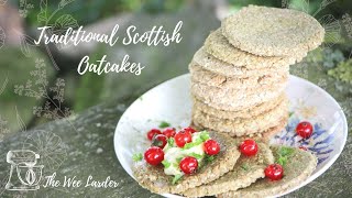 Traditional Scottish oatcakes recipe easy oatcakes recipe [upl. by Cigam]