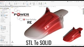 Converting quotSTLquot to Solid Body  Solidworks POWER RE [upl. by Gwendolyn]