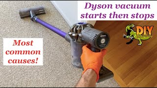 Dyson vacuum starts then stops  MOST Common Causes [upl. by Pachston]