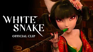 White Snake Official Clip 1 English Dub GKIDS [upl. by Anelis]