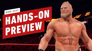 WWE 2K22 HandsOn Preview [upl. by Eihcir]