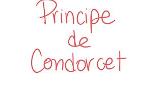 Principe de Condorcet [upl. by Anairb]