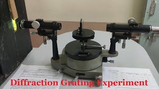 Diffraction Grating Experiment [upl. by Onin]