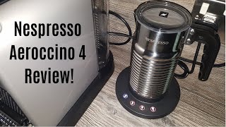 Nespresso Aeroccino 4 Milk Frother Review  Worth upgrading from the Aeroccino 3 [upl. by Eelyme]