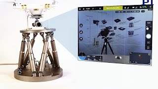 Drone Testing Hexapod 6DOF Motion Platform  Motion Simulator  Stabilization  Motion Cancellation [upl. by Morville]