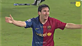 Lionel Messi vs Manchester United  Champions League final 2009 [upl. by Dupaix789]