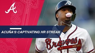 Ronald Acuna Jrs captivating home run streak [upl. by Thurmann154]