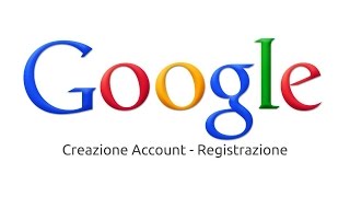 Google  Creazione Account [upl. by Tegdirb866]