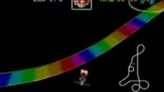 Mario Kart 64 Rainbow Road Shortcut [upl. by Hutner]