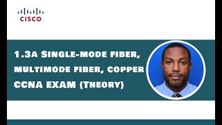 13a Singlemode fiber multimode fiber copper  CCNA Exam Theory [upl. by Lehplar173]