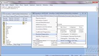 Evaluar el supuesto de no autocorrelación con Eviews [upl. by Calendre]