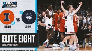 UConn vs Illinois  Elite Eight NCAA tournament extended highlights [upl. by Vaenfila]