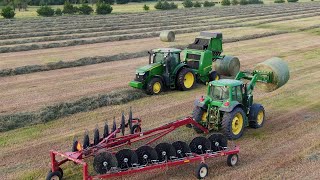 Cutting Raking Baling Mesmerizing Process [upl. by Joktan]