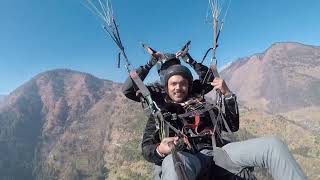 manali paragliding video [upl. by Sinnylg]