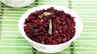 Beetroot thoran recipe  Kerala style beetroot stir fry recipe [upl. by Vinia775]