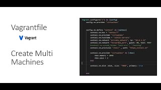 Vagrantfile  Create Multi Machines [upl. by Cappella]