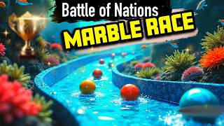 Elimination Marble race SPLASH with Elevetor  Underwater marble run Tournament [upl. by Edgardo]